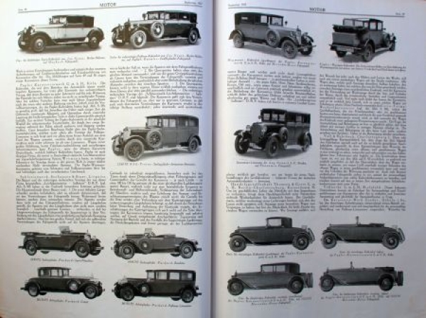 Braunbecks "Motor" Magazine Septembre 1927 Reuters Title (5513)